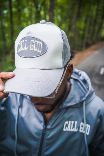 CALL GOD TRUCKER HAT