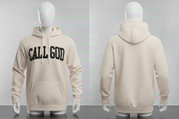 CALL GOD Hoodie Embroidered