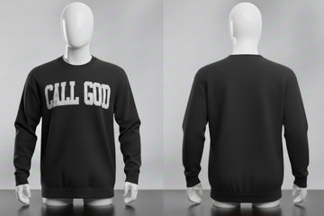 CALL GOD Sweater Embroidered